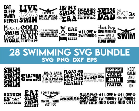 Swimming SVG Bundle, wim Mom SVG, Swimming Svg, Swim Mom Shirt Svg, Swimmer SVG Bundle, Swim Sports Svg