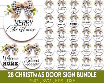 Christmas Door Signs SVG Bundle, Christmas Ornaments SVG, Christmas Set SVG, Christmas Svg Bundle, Christmas Quotes Svg, Door sign svg