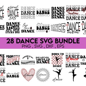 Pacchetto Dance Svg, Dance Svg, Dance Lover Svg, Dance Mom Svg, Dance Coach Svg, Dance Shirt Svg, Dance png Bundle, Dance Quotes Svg