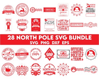 北極 SVG バンドル、サンタ スタンプ SVG、クリスマス スタンプ SVG、クリスマス SVG、サンタクロース SVG、ホーム デコレーション SVG、雪だるま SVG