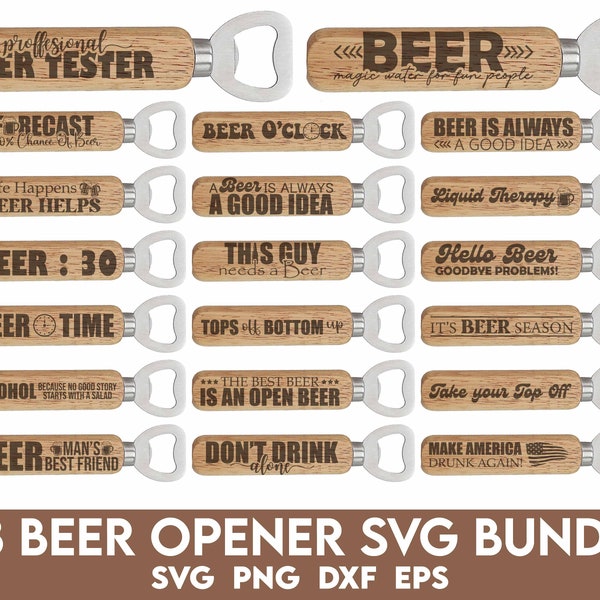 Flaschenöffner SVG-Bundle, Bier SVG-Bundle, Bier Zitate SVG-Designs, Bierglas SVG, Alkohol Zitate zwart svg, lustige Bier Sprüche svg