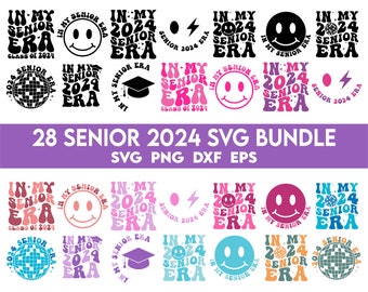 In My Senior Era SVG Bundle, in My Senior Era Class of 2024 SVG, Senior ...