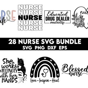 Nurse svg bundle, nurse life svg, nurse quotes, nurse sayings, nursing svg, Nurse shirt SVG bundle, Nurse Mom Svg image 7