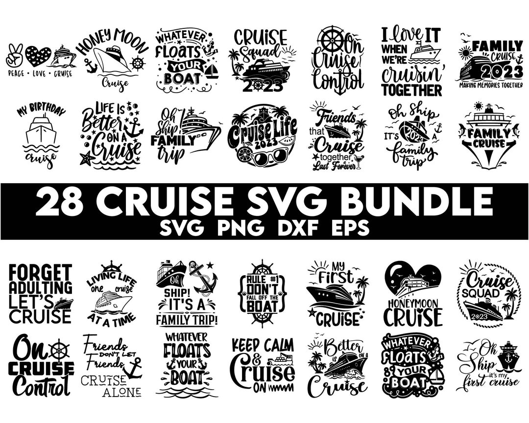 Cruise SVG Bundle Cruise Ship Svg Cruise Shirts Svg Anchor - Etsy
