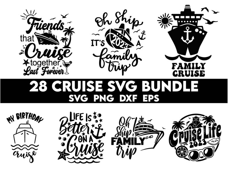 Cruise SVG Bundle, Cruise Ship Svg, Cruise Shirts Svg, Anchor Svg, Boat ...