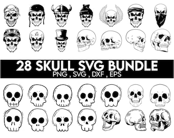 Schädel SVG, Schädel SVG-Bundle, Schädel Png, Schädel Clipart, Schädel svg-Dateien für Cricut, Zucker Schädel svg, Schädel png, Skelett svg, Schädel vektor