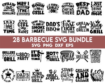 Barbecue SVG Bundle, Funny Barbecue Quotes, BBQ Svg, Dad Svg, Grill Master Svg, Grill svg cut file, Father's day svg