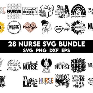 Nurse svg bundle, nurse life svg, nurse quotes, nurse sayings, nursing svg, Nurse shirt SVG bundle, Nurse Mom Svg image 6