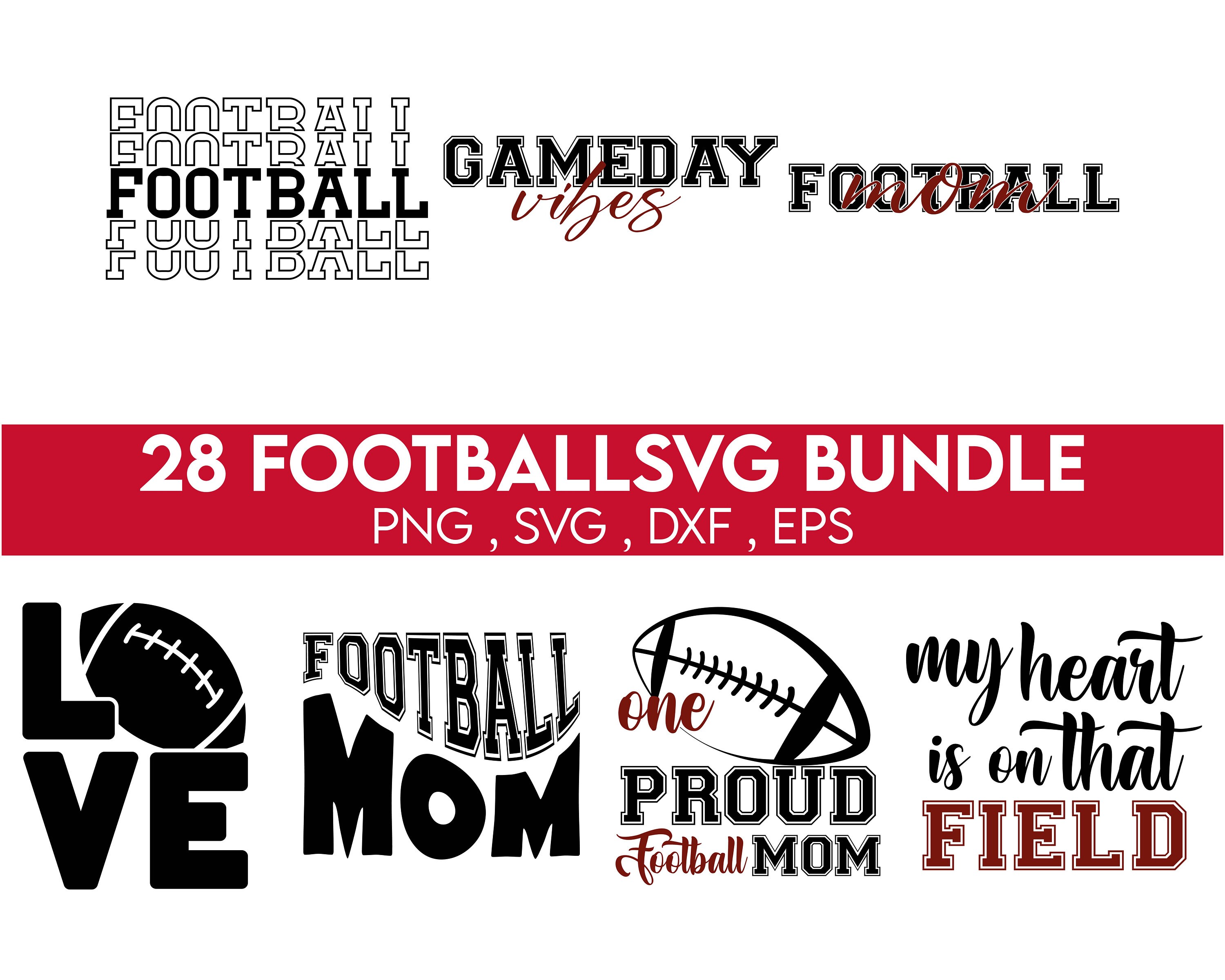 Football SVG Bundle Football Mom Dad Svg Football Name Svg - Etsy Singapore