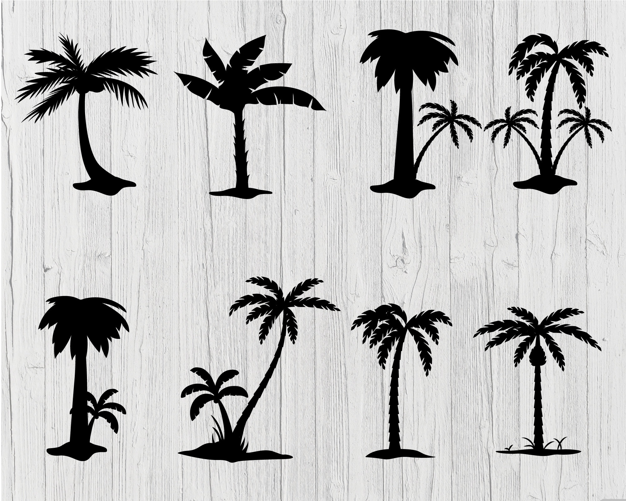 Palm Tree SVG Bundle Palm Trees Designs Palm Beech Svg Palm - Etsy