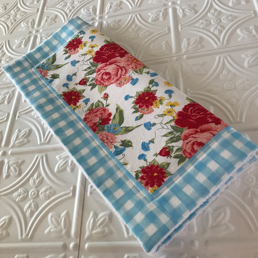 Pioneer Woman Sweet Rose Dish Drying Mat Etsy