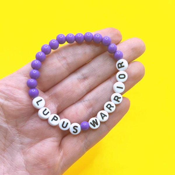 Lupus Awareness Bracelet Rare Disease Awareness Bracelet