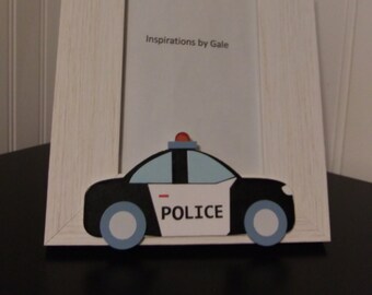 Police Cruiser Picture Frame