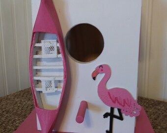 Flamingo Bird Feeder Etsy