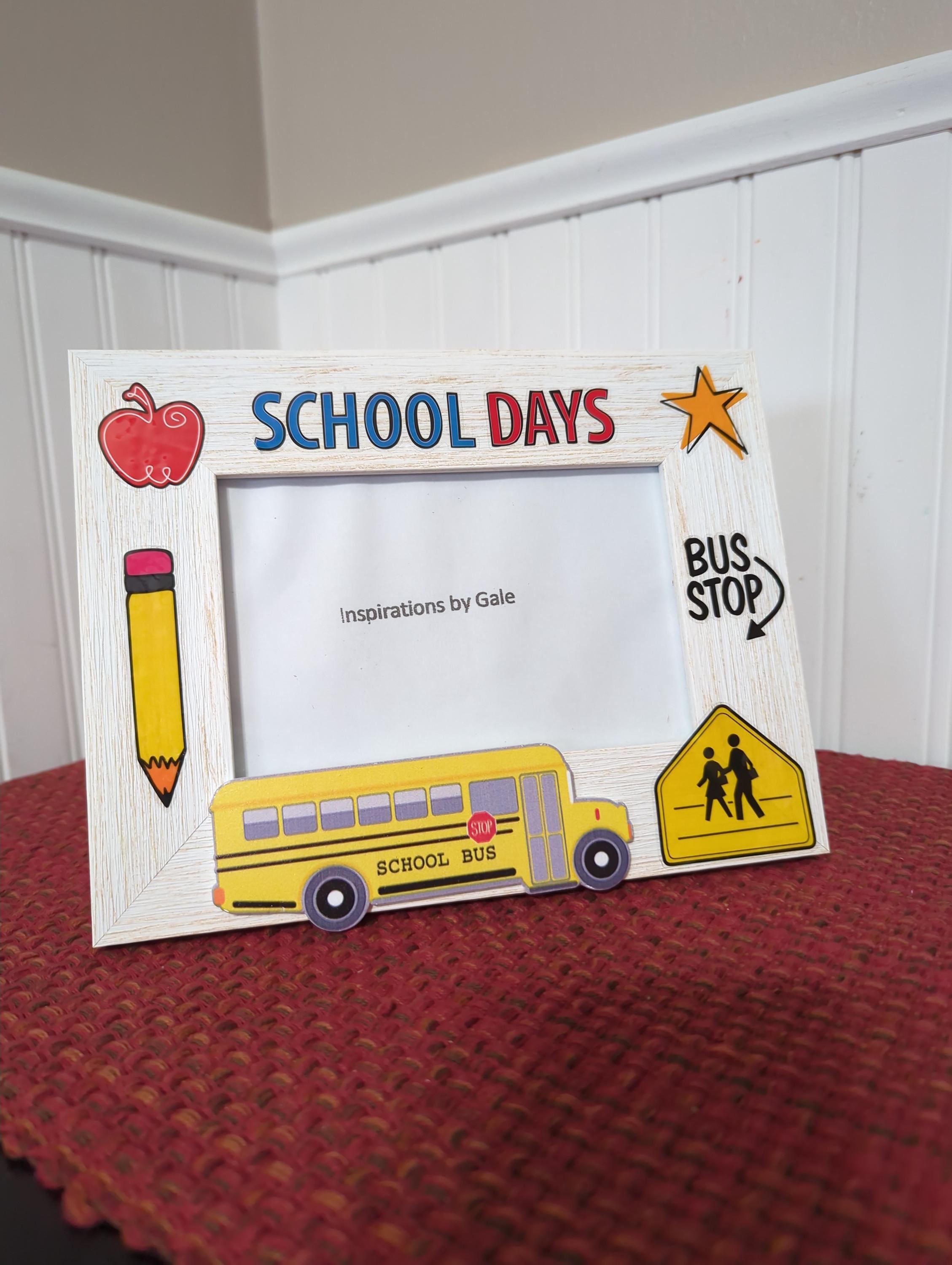 School Bus Picture Frame - Etsy
