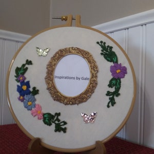 Embroidery Picture Frame