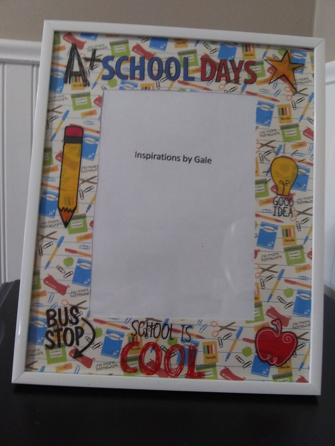Happy School Days Picture Frame Etsy