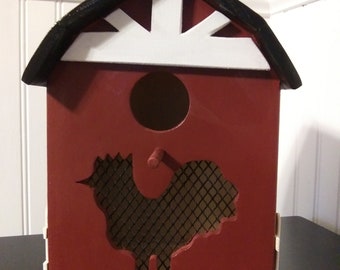 Rooster Hanging Birdhouse