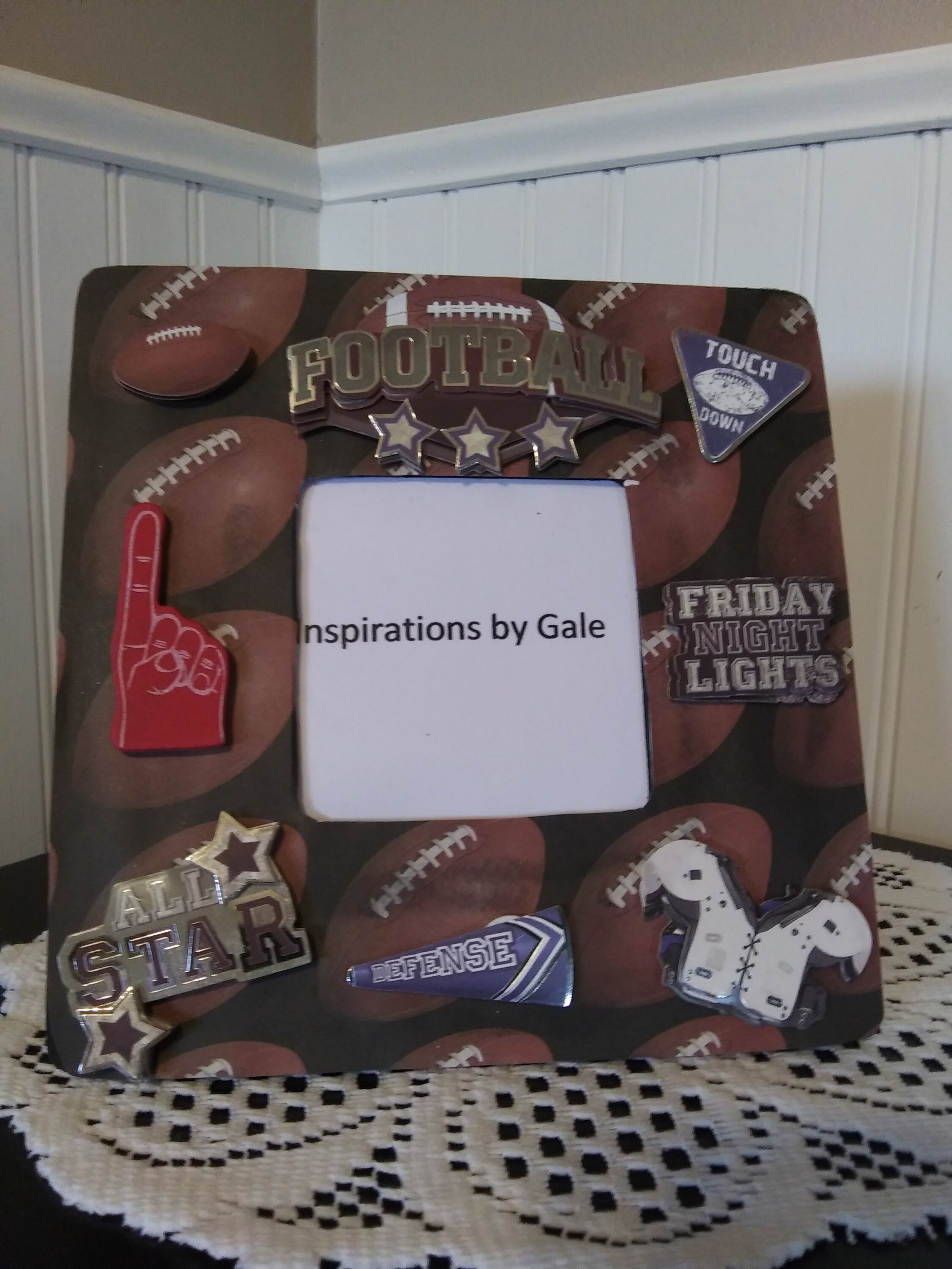 Football Picture Frame Etsy