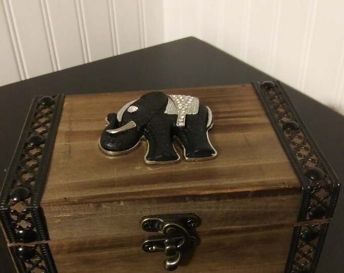 Elephant Jewelry Box Etsy