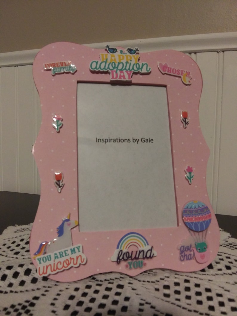 Happy Adoption for Girl Picture Frame Etsy