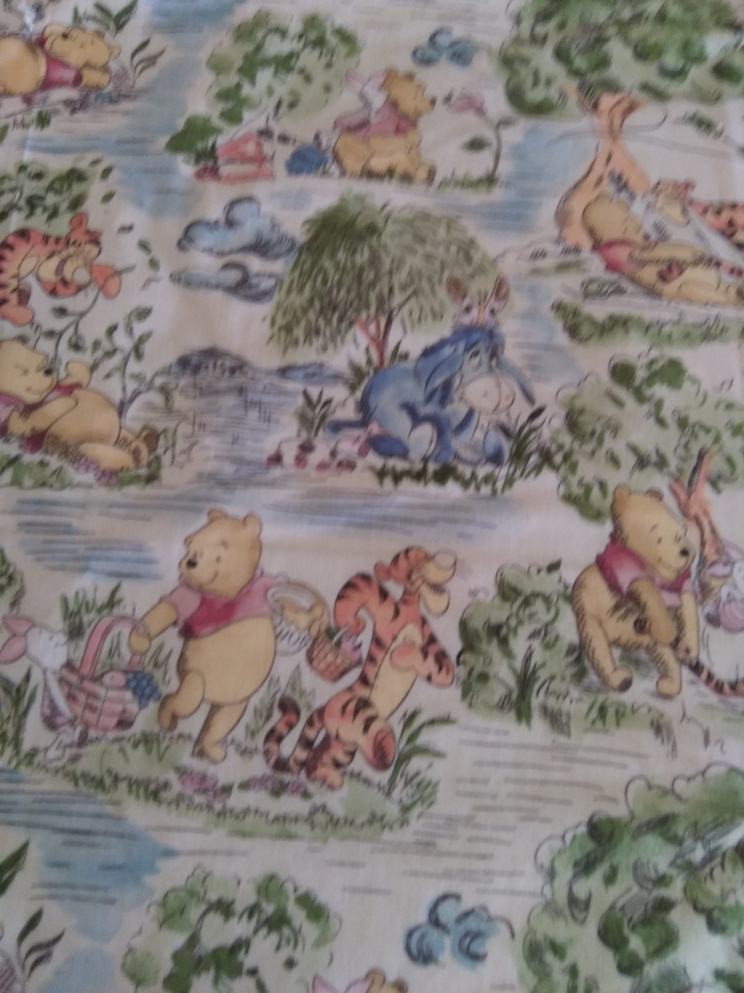 Winnie the Pooh Blanket Etsy