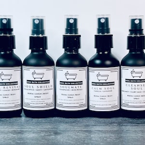 Room, Linen, Pillow, and Body Mist Spray, Essential Oils, Eco-Friendly 1 oz Glass Bottle