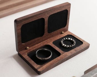 box ring engagement thin gift anniversary woodsbury wooden hand proposal