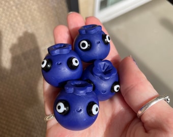 Blueberry Pals, Desk Buddy, pocket pal, handmade, unique gift