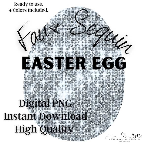 Faux Sequin Easter Egg PNG, Egg, Easter, png, Pink Egg, Pink, Sparkly Egg