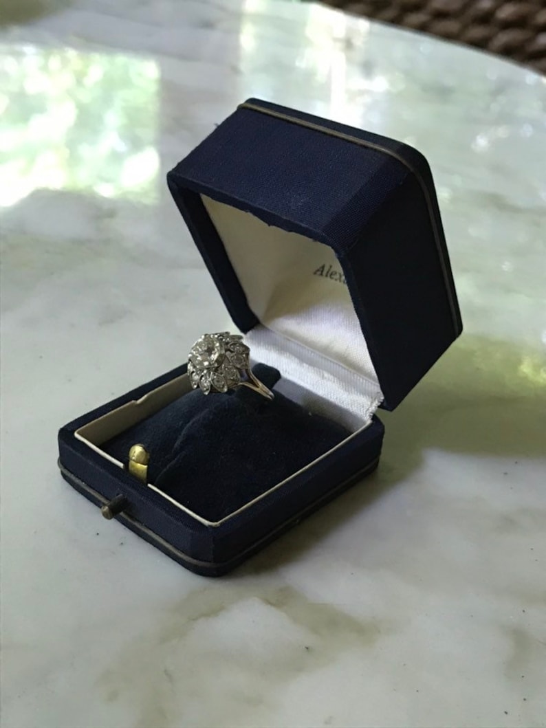 Ring Box with Brass Accents ? VintageAntique Egyptian