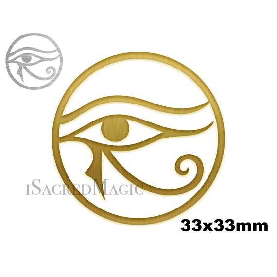 All seeing eye of Ra eye of horus Sacred GeometryMetal | Etsy
