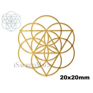 2 inch /'Seed of Life/' Sticker Pack Vinyl Decals, Sacred Geometry
