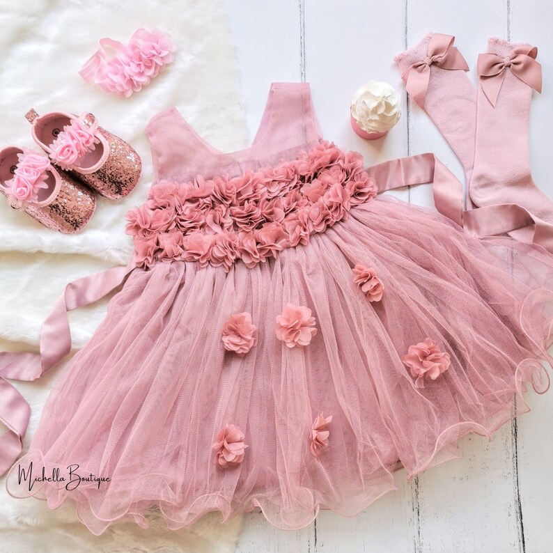 baby mauve dress