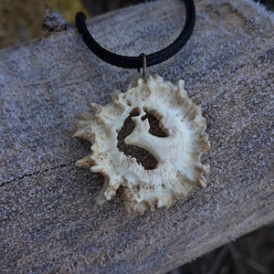 This hand-carved antler deer necklace might grab your attention, if you are looking for something uniue.