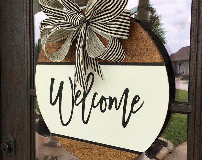 Realtor Gift Front Door Decoration Welcome Door Hanger Farmhouse Door Hanger