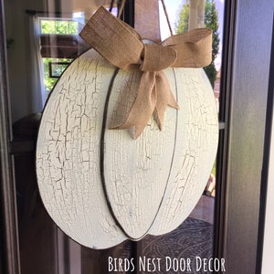 Fall Pumpkin Door Hanger