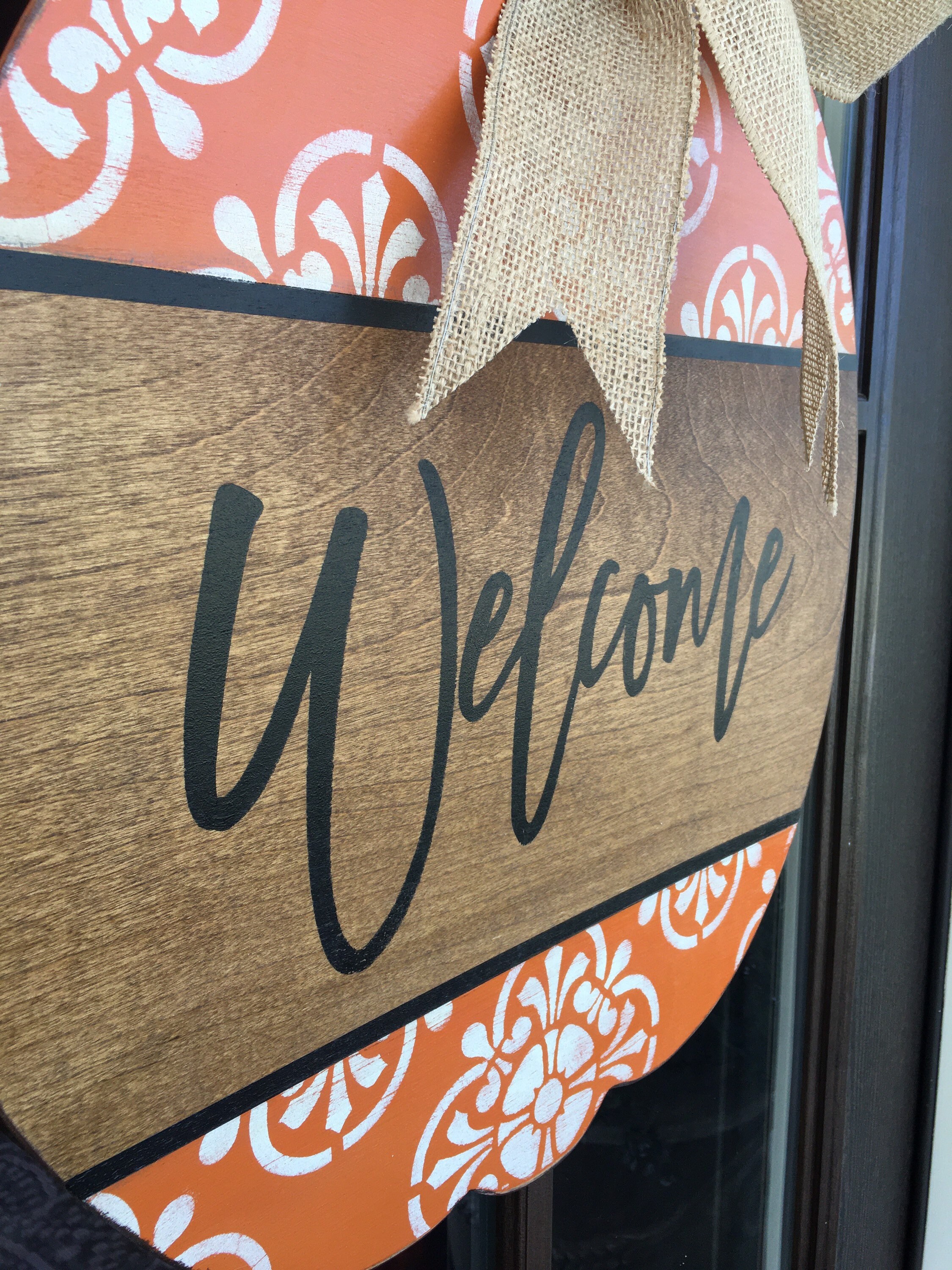 Welcome Pumpkin Door Hanger main image 0