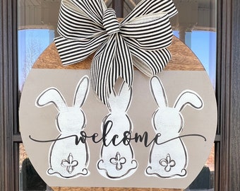 InterestPrint Heart Wood Door Hanging Sign Decoration for Bedroom Easter Floral Wreath Cute Bunny InterestPrint Heart Wood Door Hanging Sign Decoration for Bedroom Easter Floral Wreath Cute Bunny
