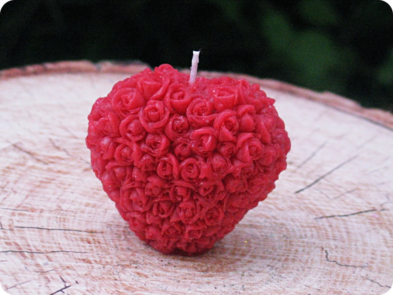 Red Love Candle, Red Candle Love, Romantic Birthday Candle, Symbol Od