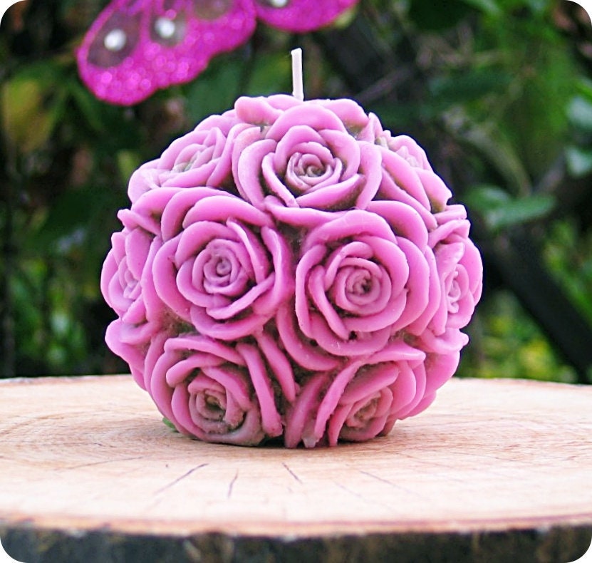 Rose Candle Perfect as Decorative Candle or Candle for Gifts Etsy