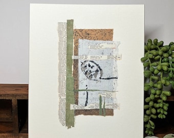 Original Collage Art, Mixed Media Art, Glasgow Art, Sustainable Art, Salamanca, Havelock, Hawthorn, Hazel, Hector, Helen, Henderson