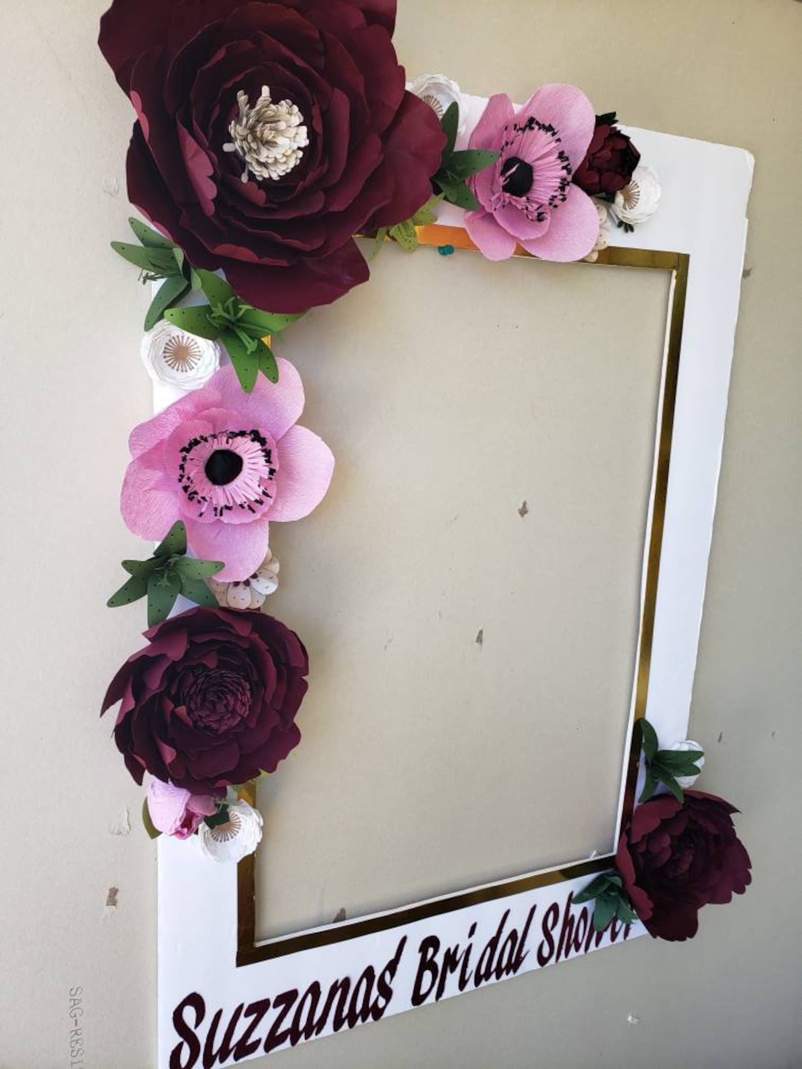 Custom Selfie Photo Party Frame Etsy