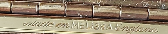 Vintage Melissa Musical Powder Compact Mirror - image 6