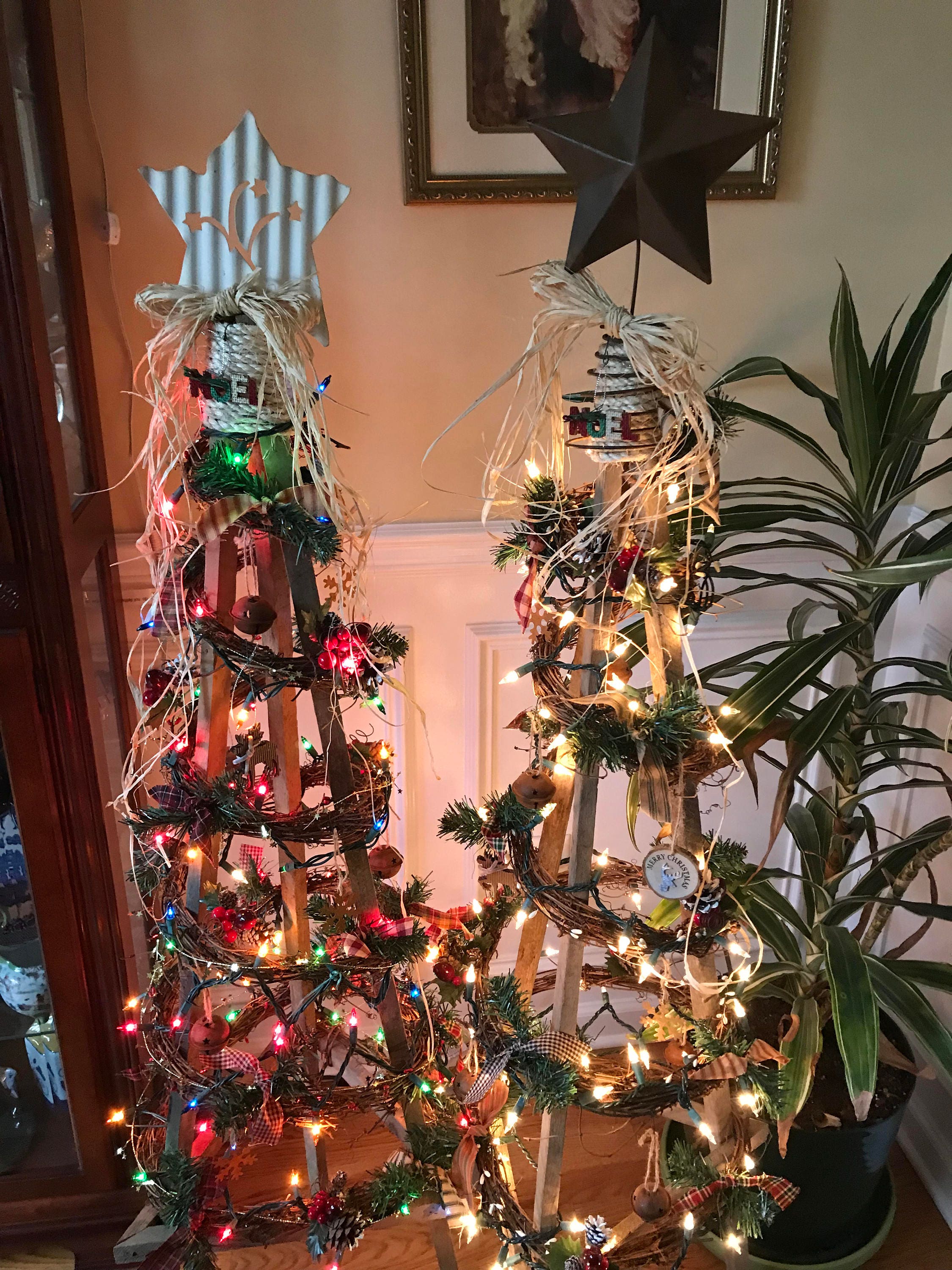 Tobacco Stick Christmas Tree Etsy