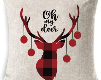 oh deer pillow