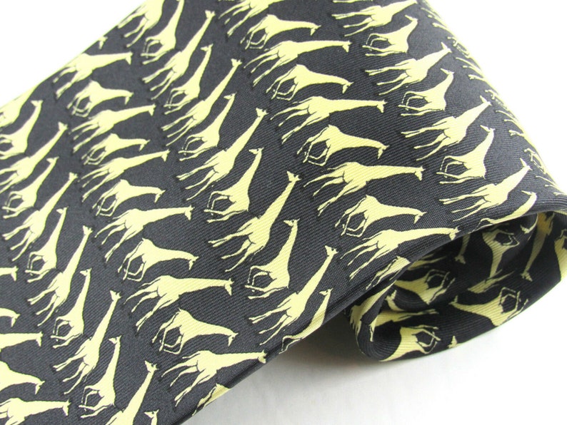 Mens Silk Neck Tie By The Gap Girraffs Necktie