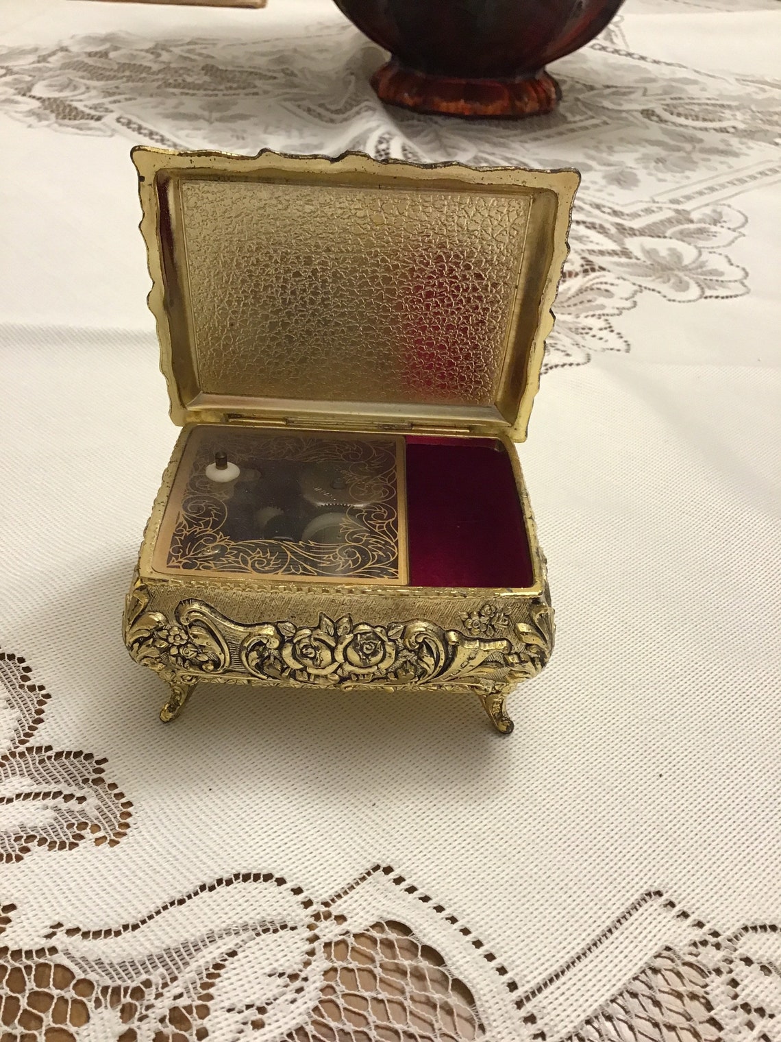Very Nice Music Box Signed Sankyo Japan Etsy