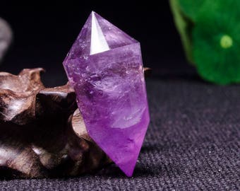 AAAAA 24 Sided Double Terminated Clear Amethyst Quartz Point /Vogel Points Wand Healing/Stick/wicca/pagan/metaphysical/reiki 25g#1908