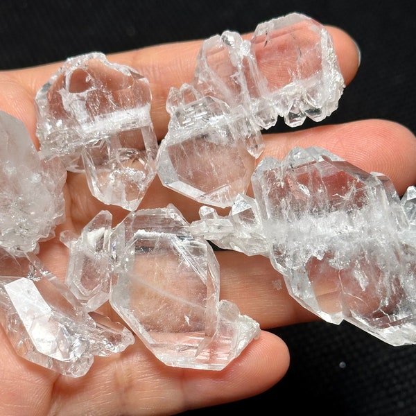 You Pick!Himalayan Faden Quartz Crystal-Pakistan/Double Terminated Tabular Energy Quartz Crystal/Meditation/Healing/Pendant Jewelry Making